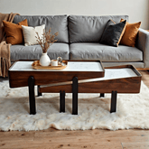 Gharaana Coffee Table Panache Wooden Nesting Centre Tables